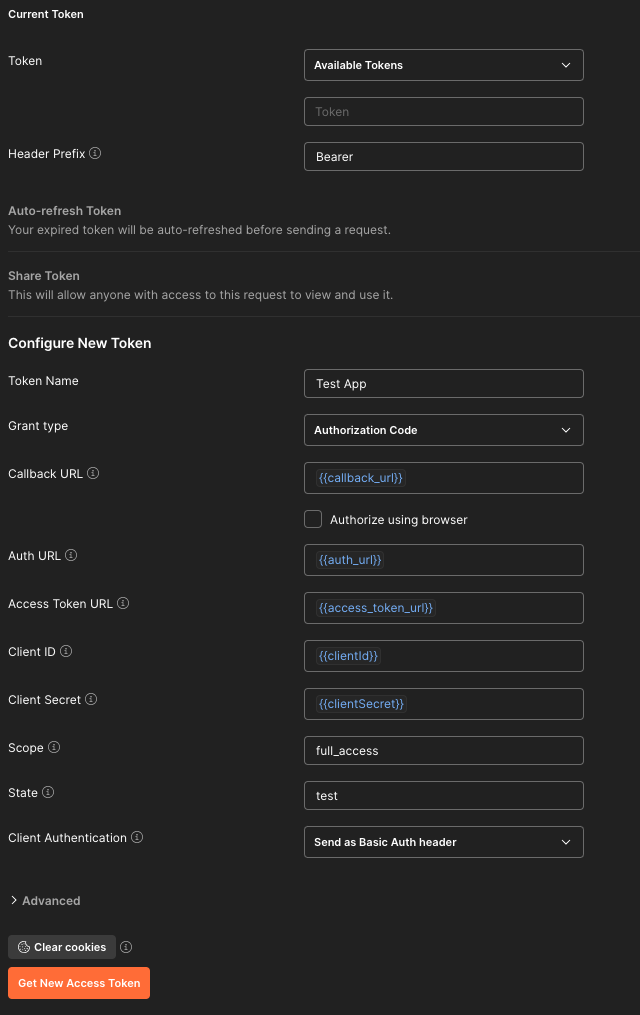 View Token Form Create your first request · Docs (v1.0.0) · Sage Accounting · Developer ...