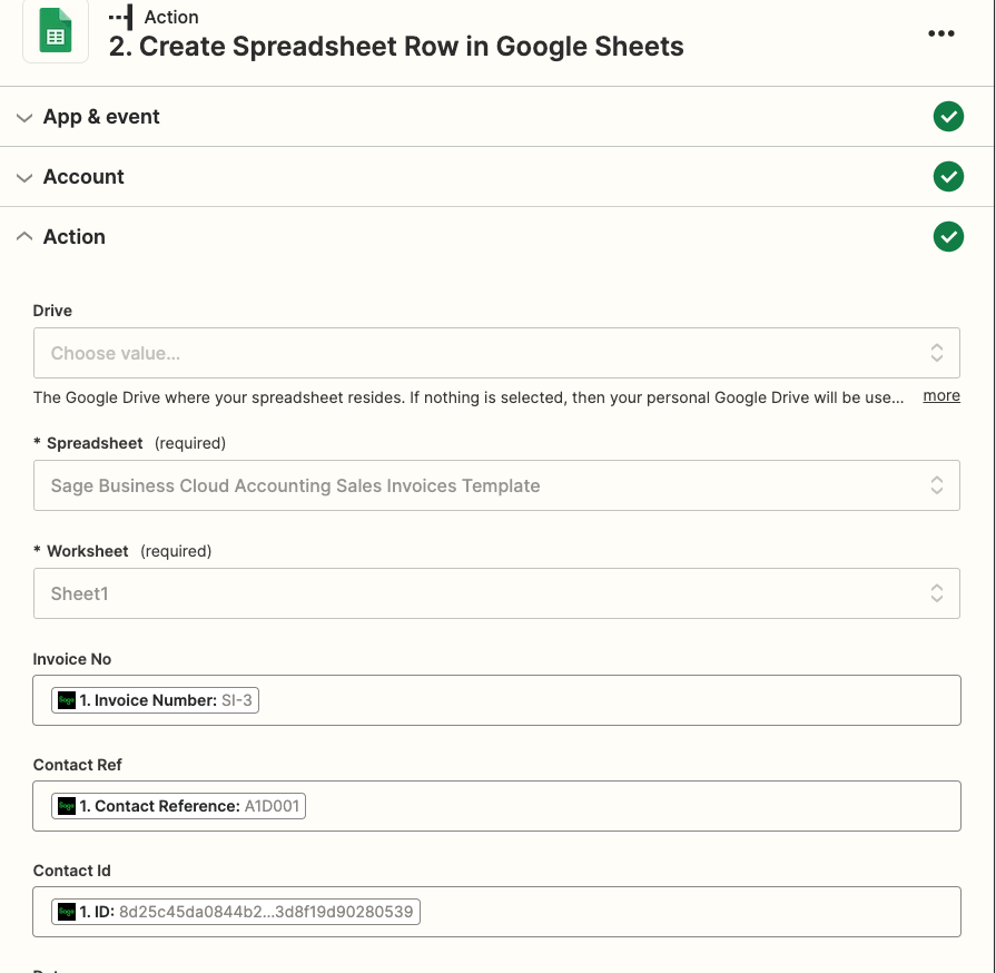Zapier · Docs (v1.0.0) · Sage Accounting · Developer Portal