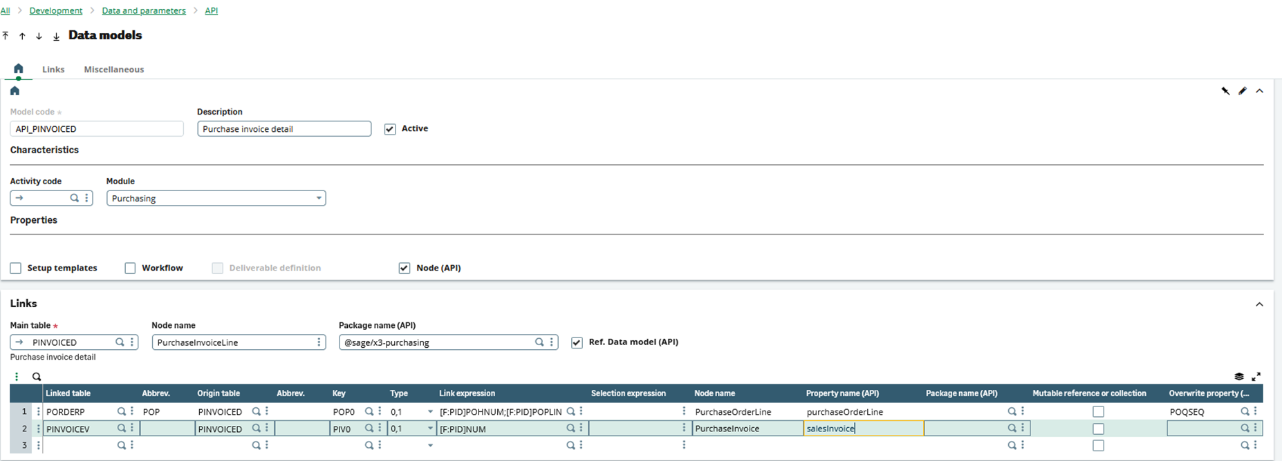 Incomplete link expressions · Docs (latest) · X3 · Developer Portal