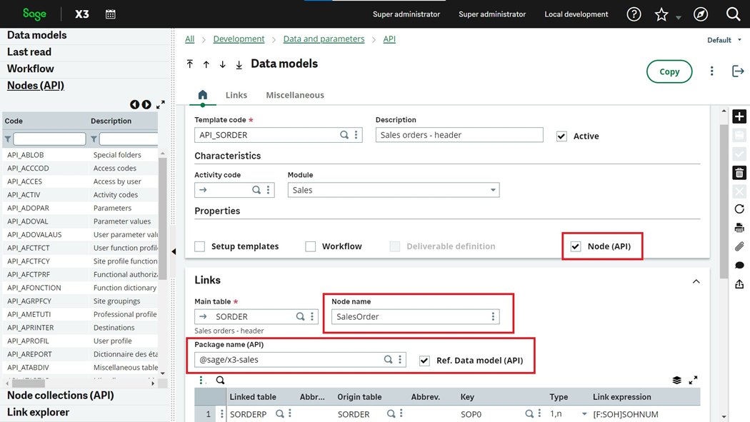 Nodes · Docs (latest) · X3 · Developer Portal