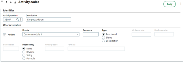 Create a new activity code · Docs (latest) · X3 · Developer Portal
